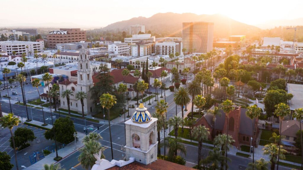 View of Riverside, California