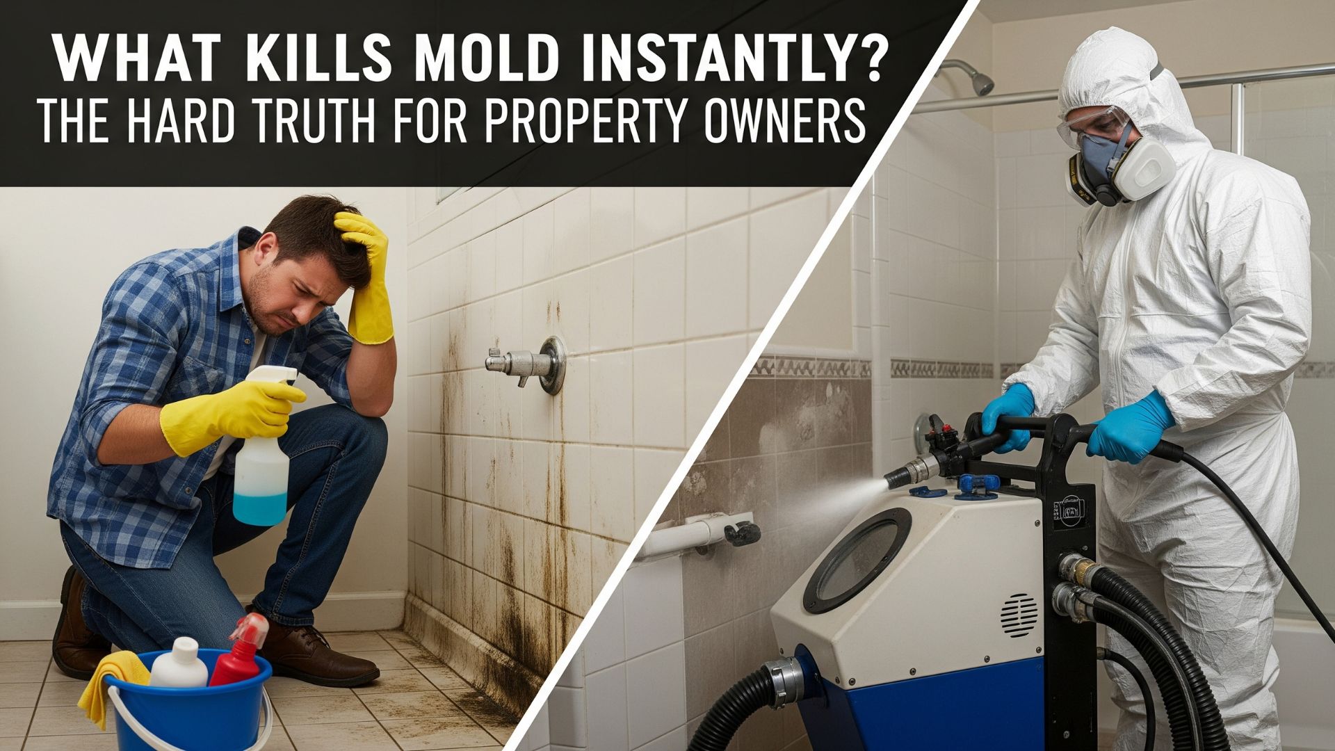 what kills mold instantly the hard truth for property owners